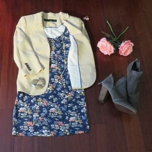 Floral Bodycon Dress Size 6